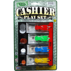 Playing Money Cash Drawer W/ Coins image