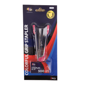 Colorful Grip Staplers 2 PCS image