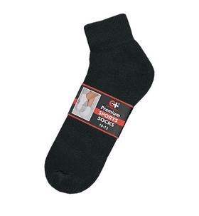 Ankle Socks Black 12 Pairs image