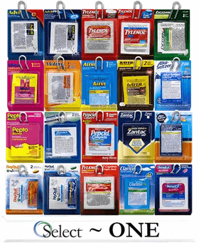 OTC Medicine Blister Pack 120CT image