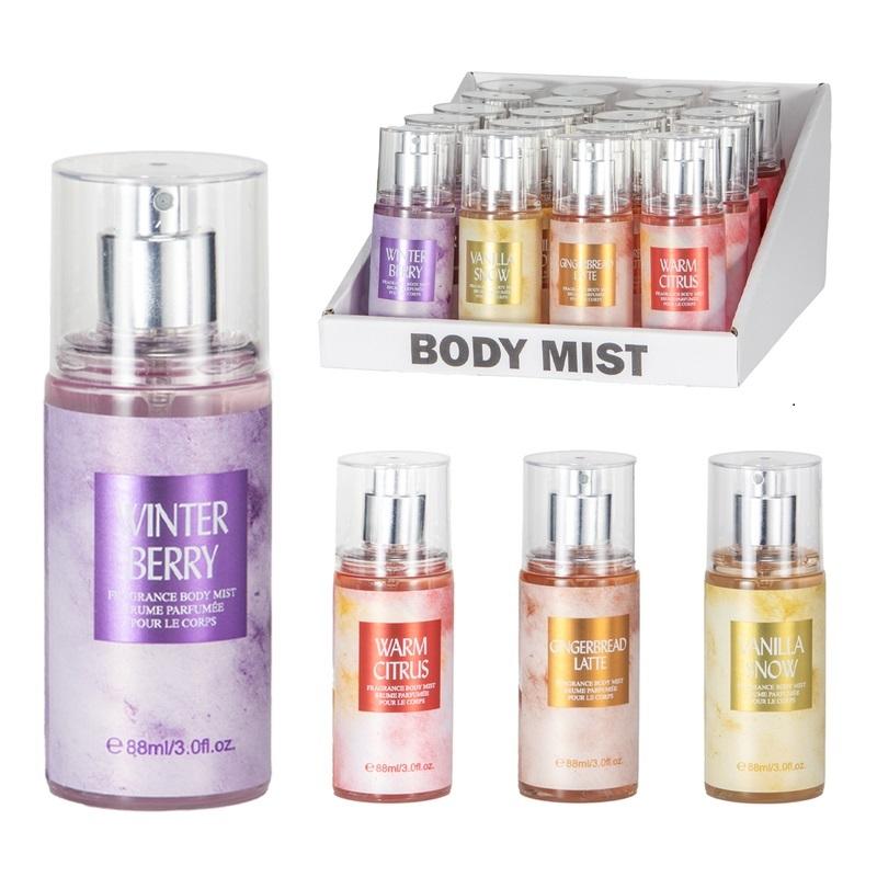 3oz Women's Body Mist Display [Cozy Winter] 4 Scents image
