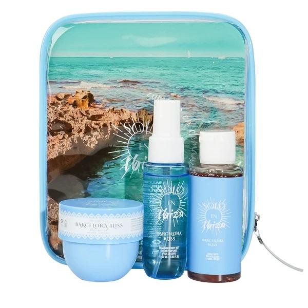3pc Ladies Solo En Ibiza Bag Set [Body Butter/Bubble Bath/Body Mist] image