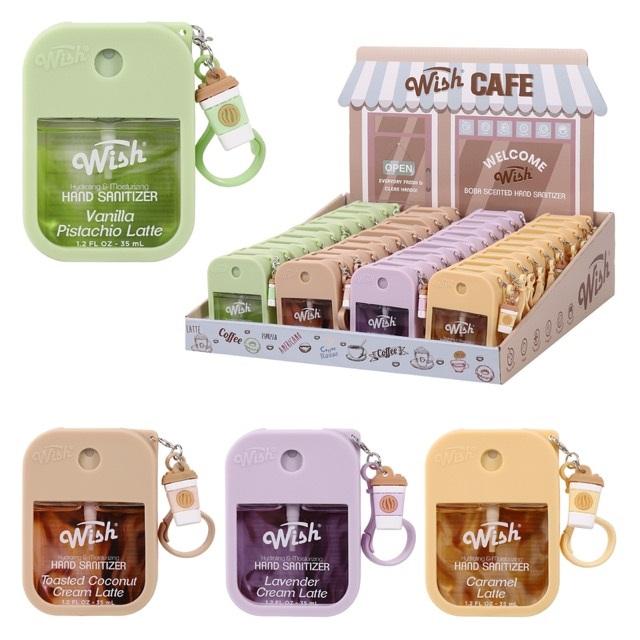 1.2oz Mix Bundle Hand Sanitizer Spray with Silicone Holder (Wish Cafe) image