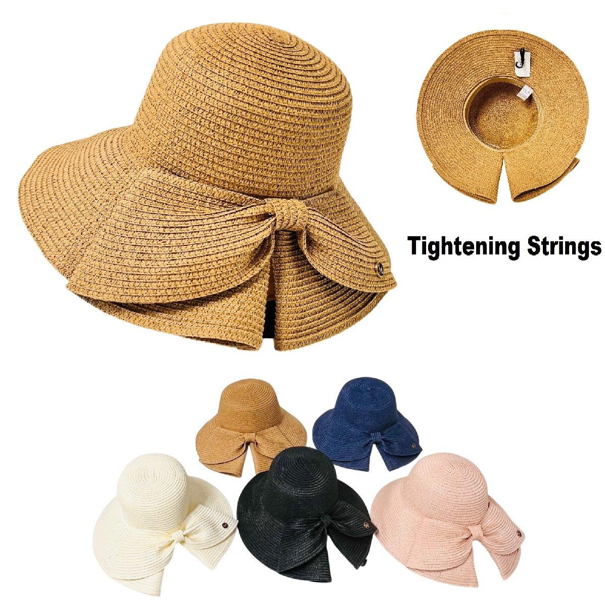 Ladies Cloche Hat [Monotone with Large Bow]