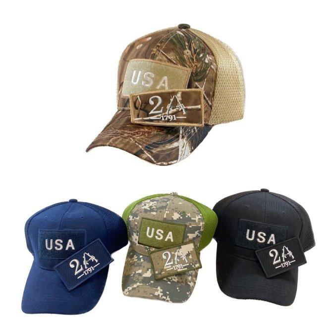 Detachable Patch Hat/2nd Amendment [USA] Soft Mesh Back image