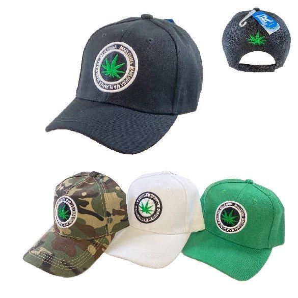 Seal with Large Leaf Hat [MARIJUANA]