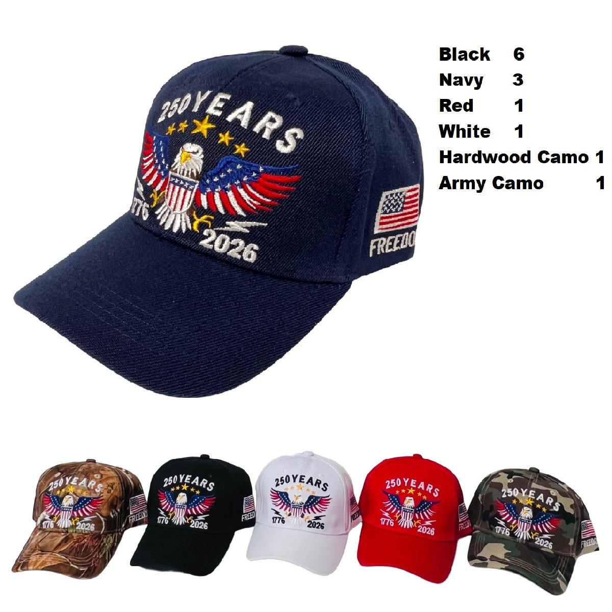 250 Years [1776-2026] Hat with Eagle