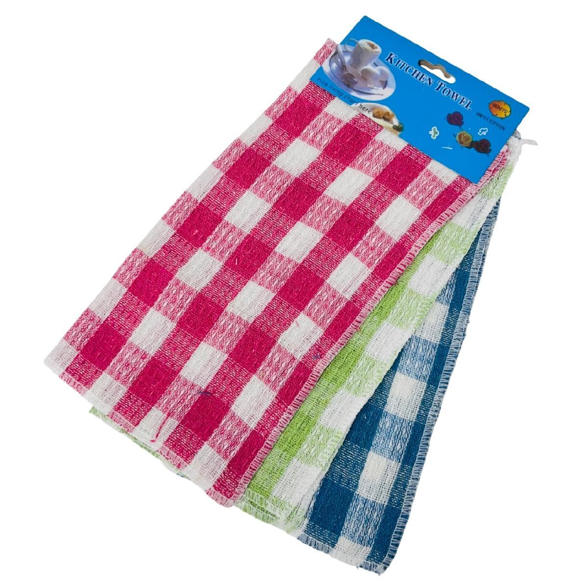 3pk Dish Cloth-Gingham image