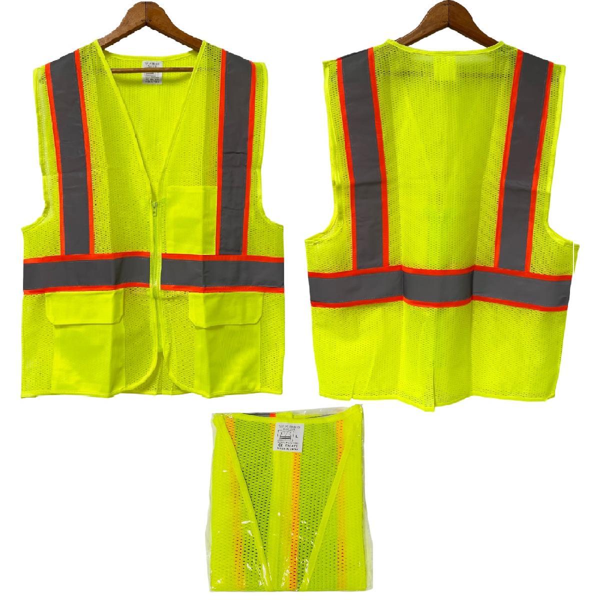 High Visibility Mesh Safety Vest [Large] image