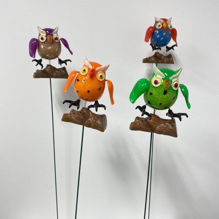 Yard Stake [Owl with Springing Wings and Feet] image