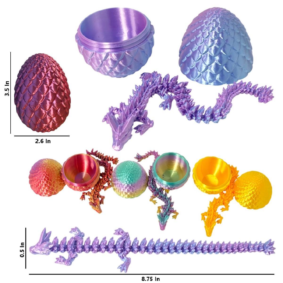 3D Printed Model [3.5" Dragon in Egg] image