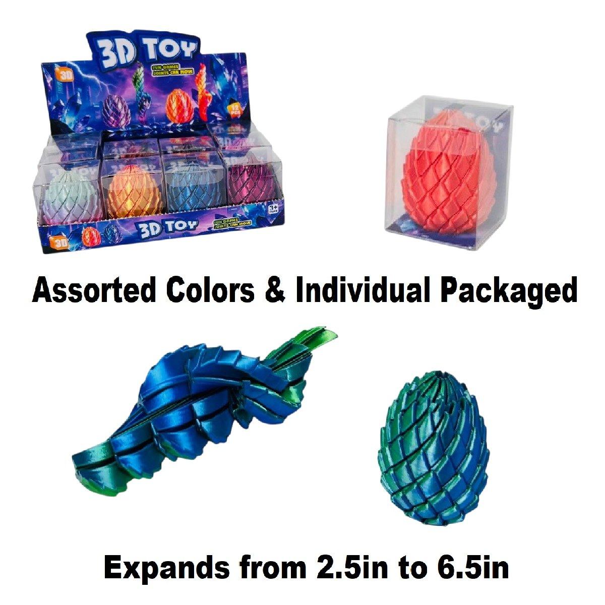 3D Printed Model [Small Twisted Spiral Dragon Egg] image