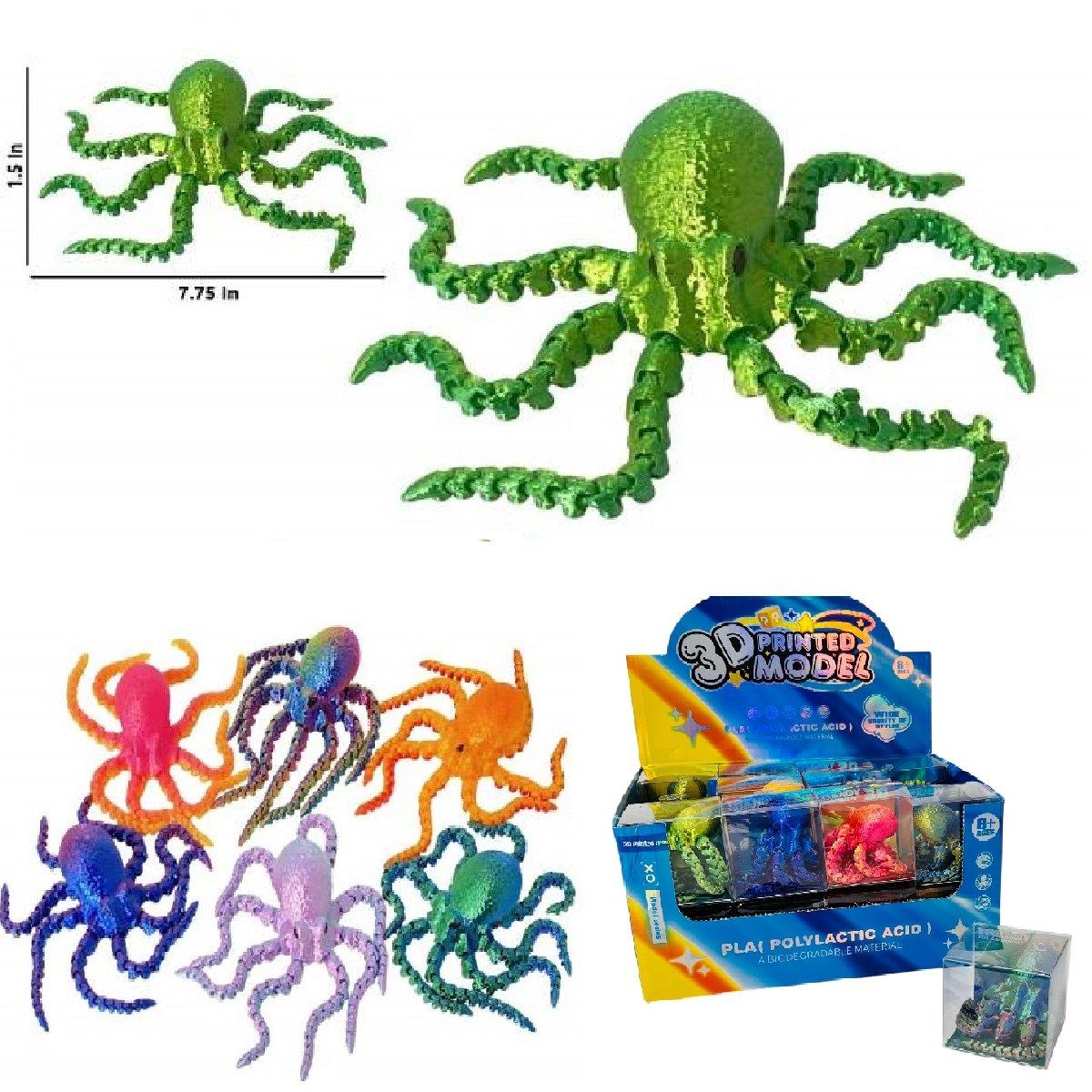3D Printed Model [Octopus] Display Box image