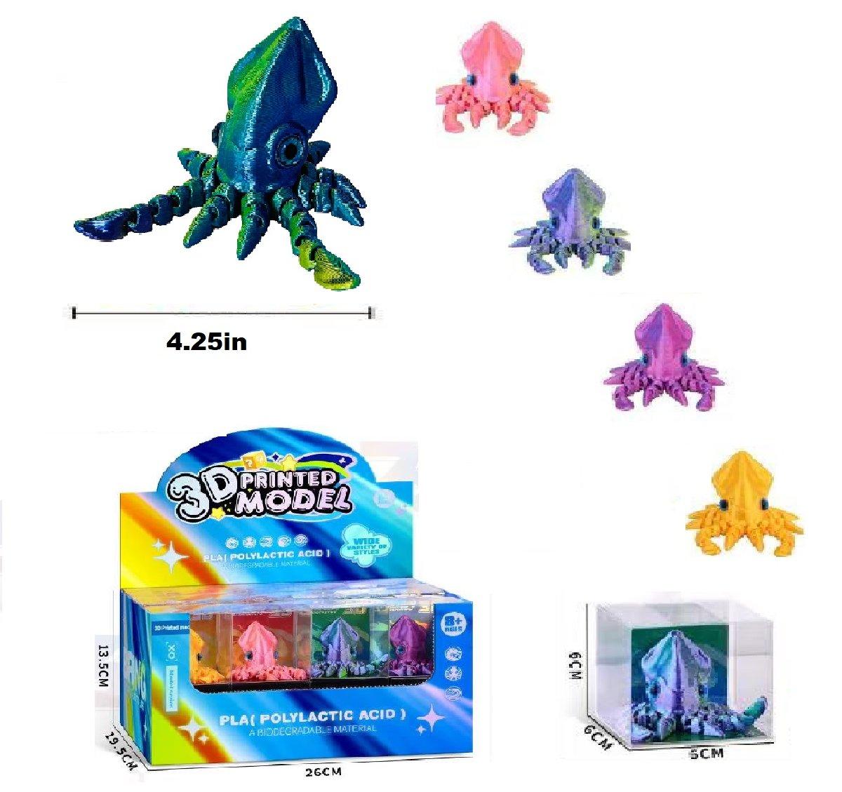 3D Printed Model [Squid] Display Box image