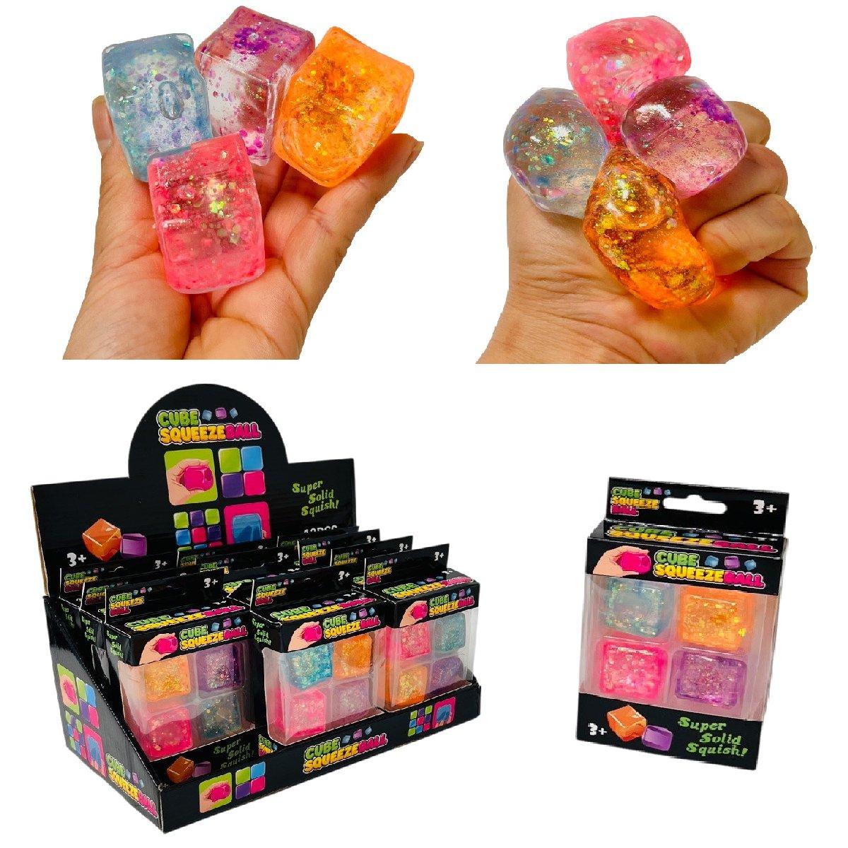 4pc 1.25" Sugar Gel Squeeze Cubes image