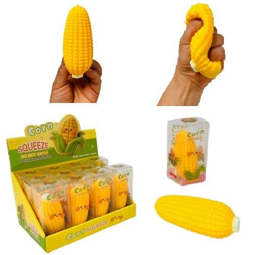 4.25" Crunchy Corn Cob Squishy Toy image