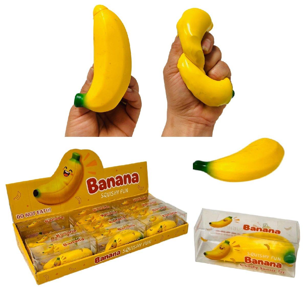 4.5" Crunchy Banana Squishy Toy image