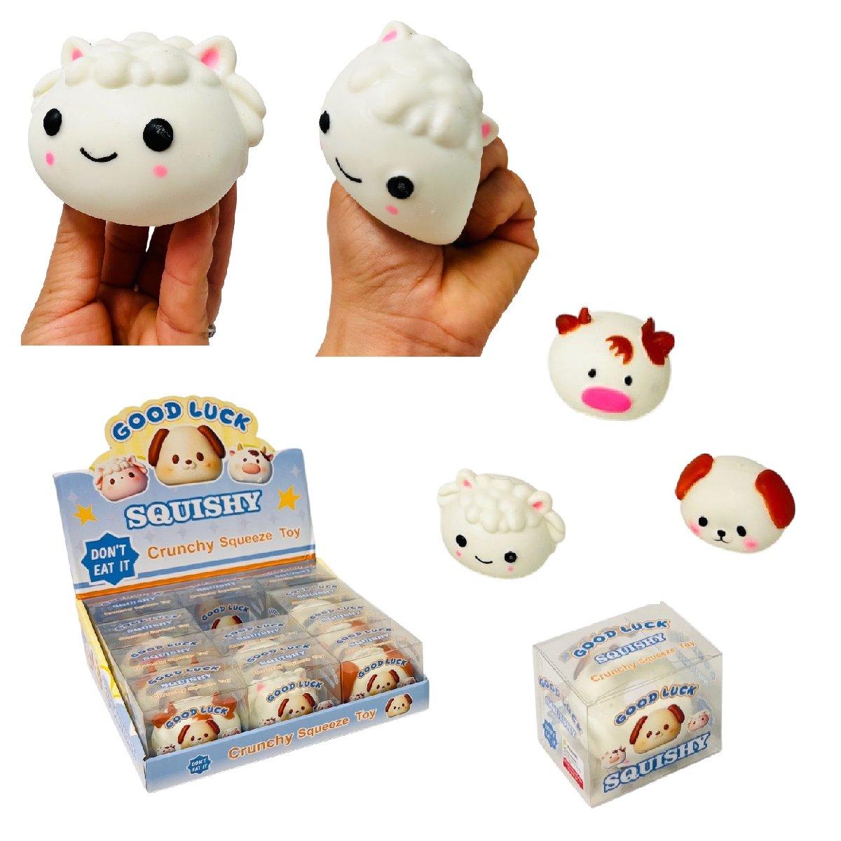 3" Crunchy Sheep/Dog/Cow Squishy Toy image