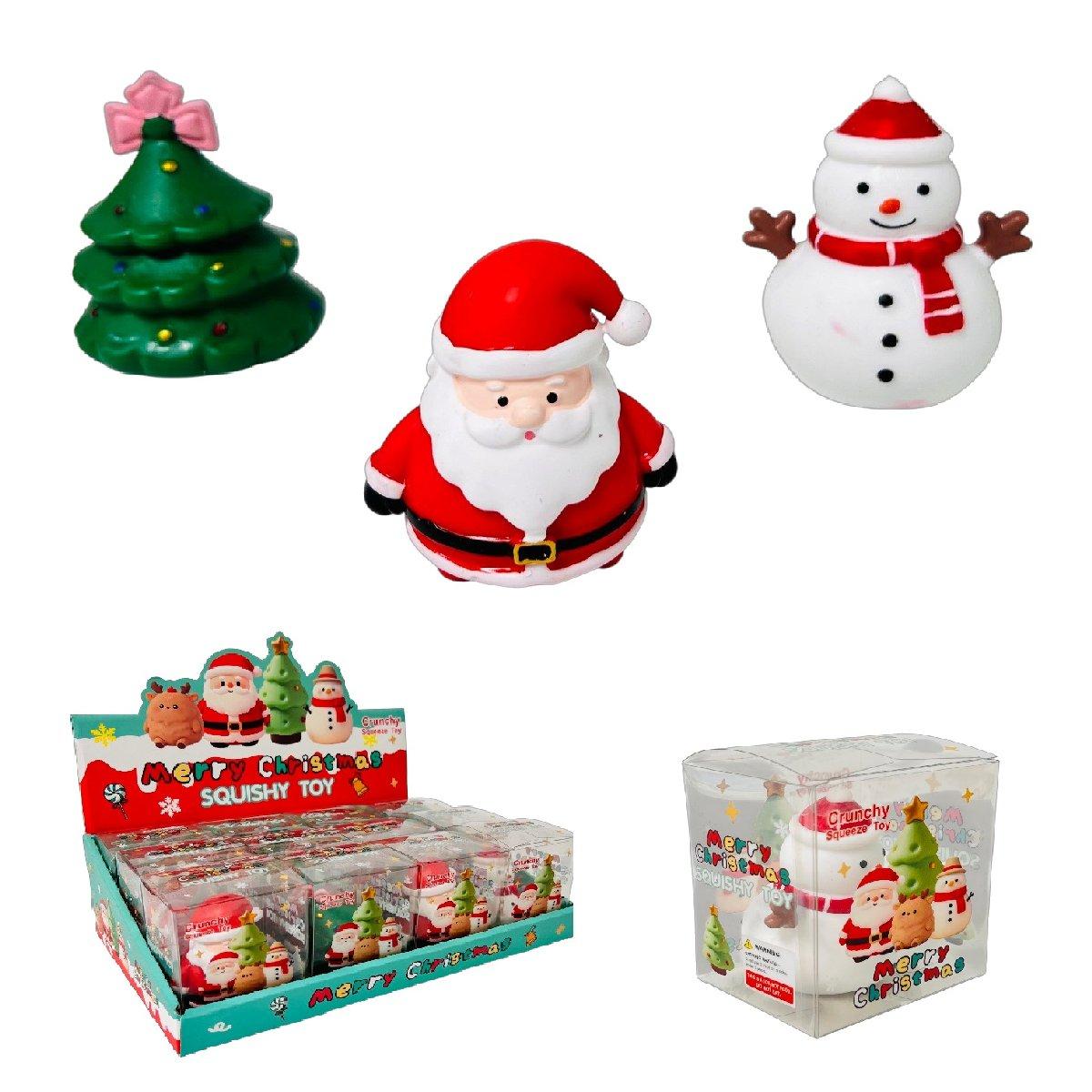 3.5" Crunchy Holiday Squishy Toy Assortment image