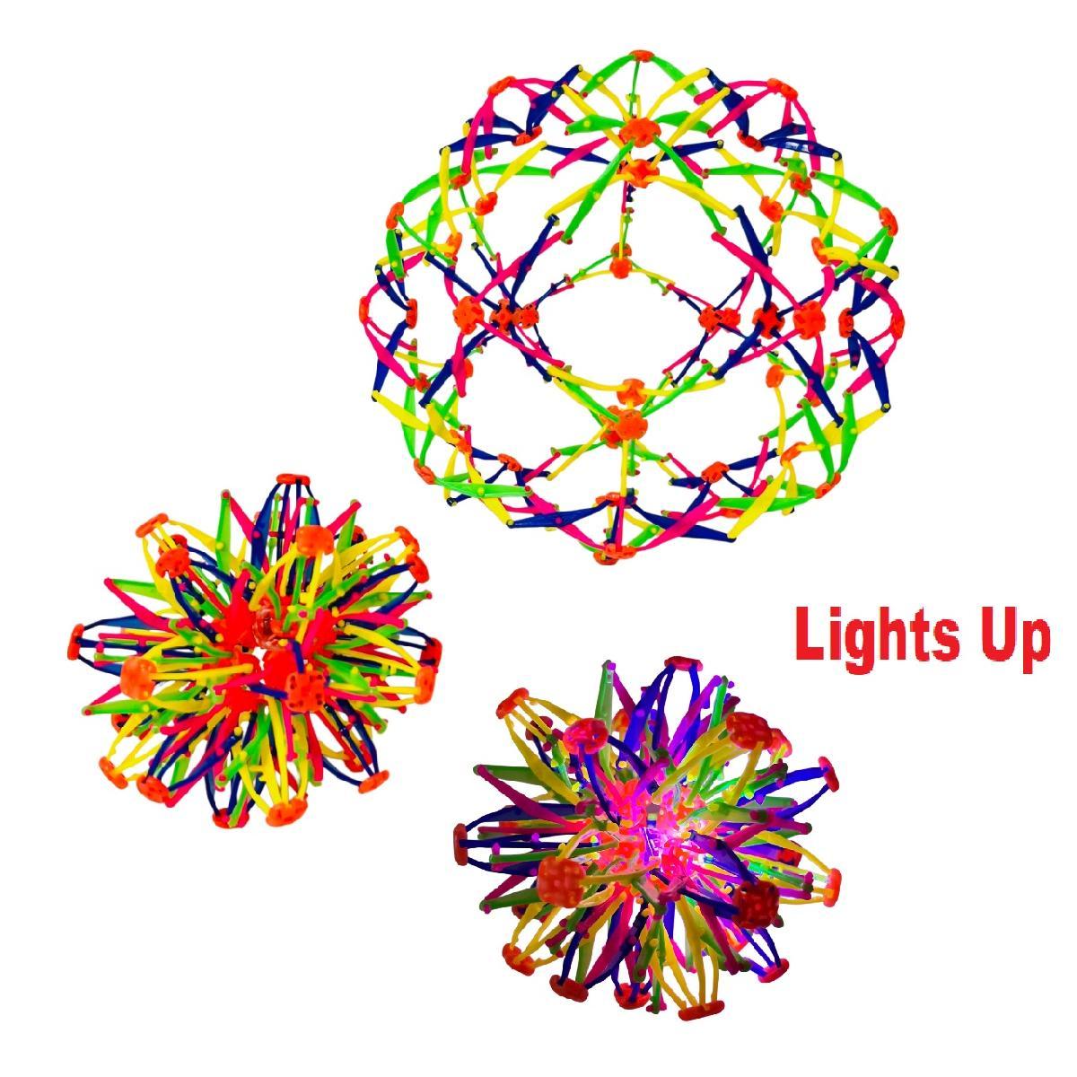 Expanding Sphere Toy [Light Up] 5.75"-9.75" image