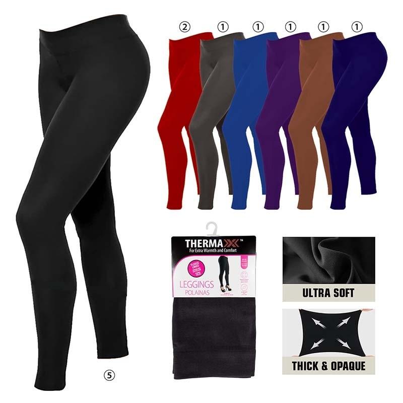Fashion Fleece Leggings [Assorted Colors] image