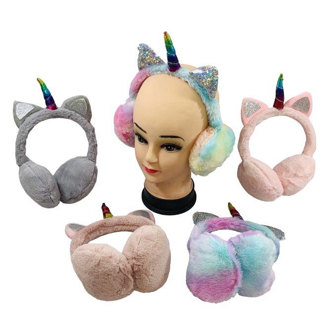 Child's Plush Earmuffs [Unicorns] image
