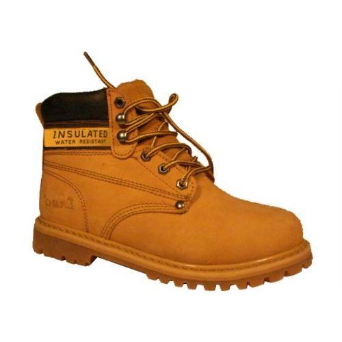12 Wholesale 12 Wholesale Men's Genuine Leather Work BootS--5" - Wholesale Sock Deals image