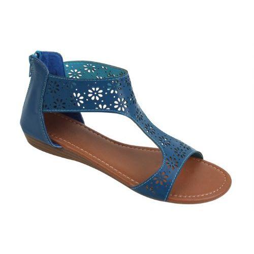 18 Wholesale Ladies' Fashion Sandals Navy image