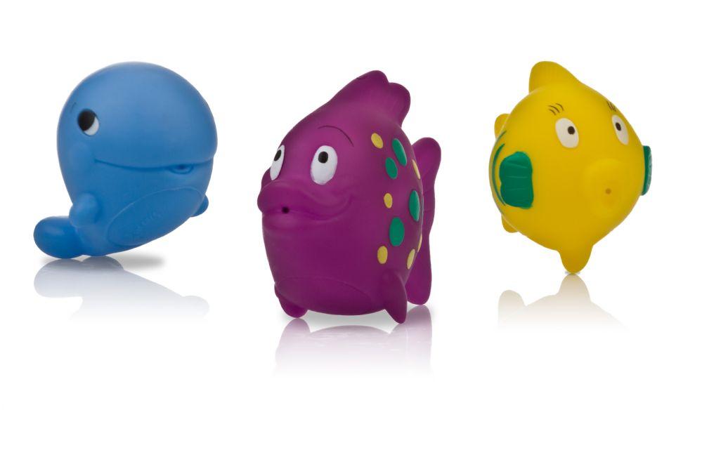 24 Wholesale Nuby Bath Squirters 3 Piece Set 6 Months up image