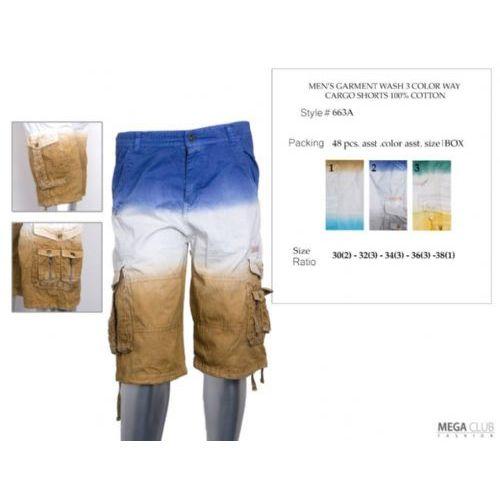 48 Wholesale Mens Cargo Shorts 100% Cotton image