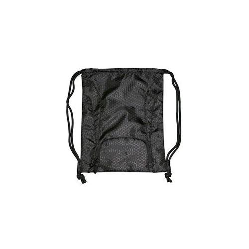 48 Wholesale Santa Cruz Drawstring Pack In Black image