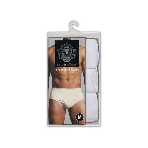 48 Wholesale Mens White Briefs  image