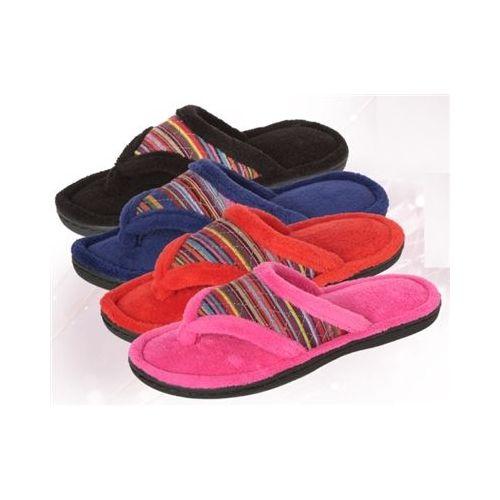36 Wholesale Terry Womens Thong Slipper image