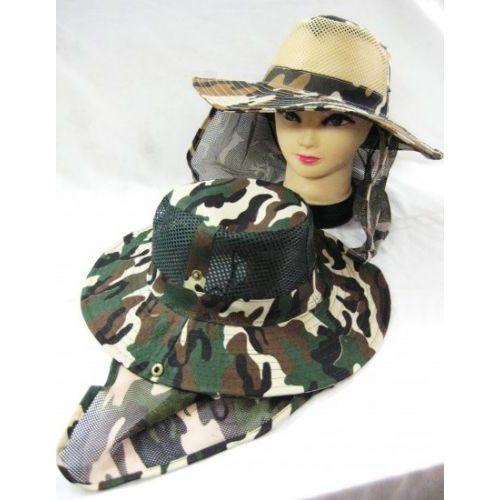 60 Wholesale Camouflage Assorted Sun Hats image