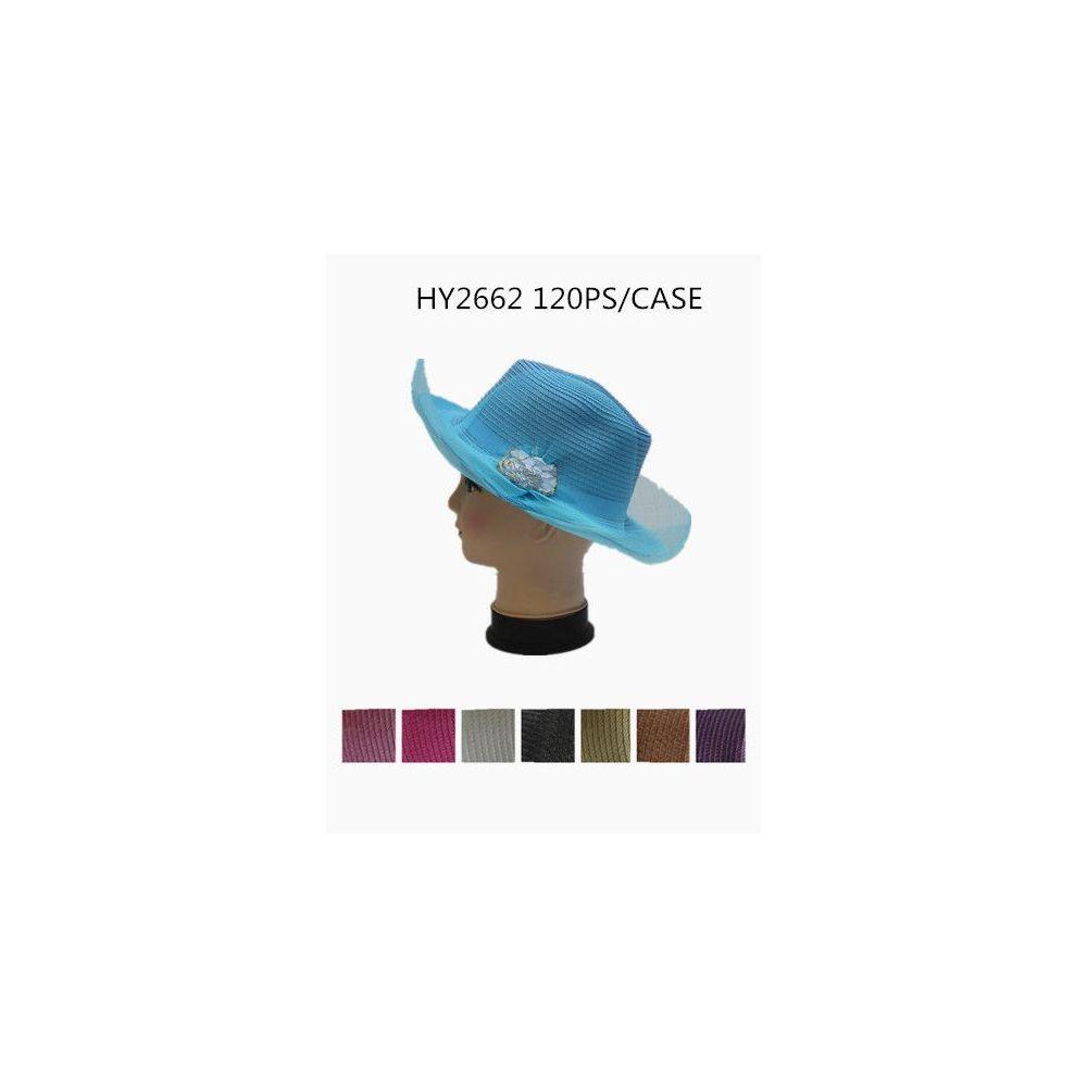 72 Wholesale 72 Assorted Colors Sun Hat image