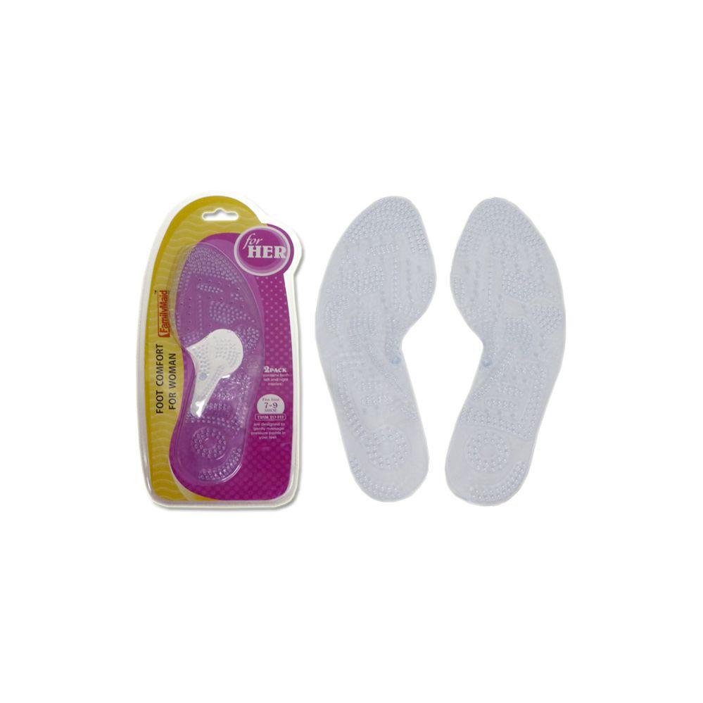 96 Wholesale 1 Pair Women's Gel Insoles image