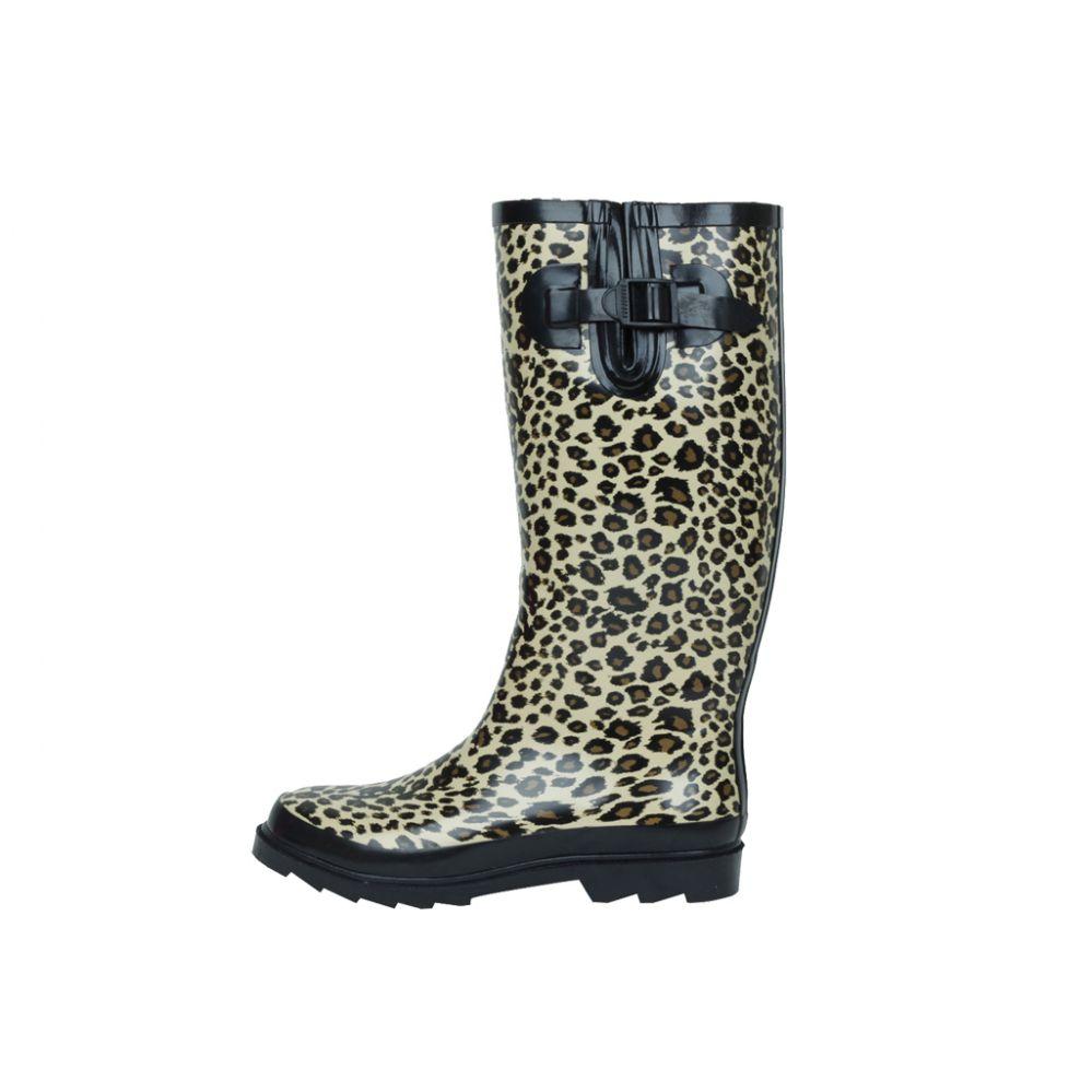 12 Wholesale Ladies' Rubber Rain Boots Size 5-10 image