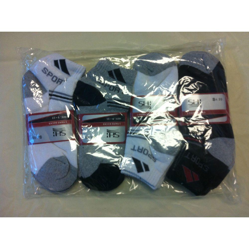 144 Wholesale Men Ankle Socks Size 9-11 image