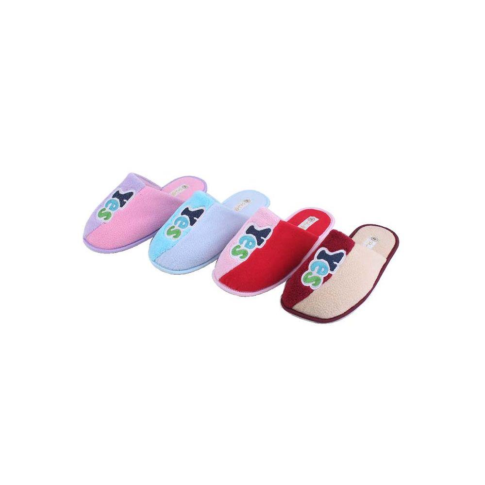 36 Wholesale Ladies Yes House Slipper image