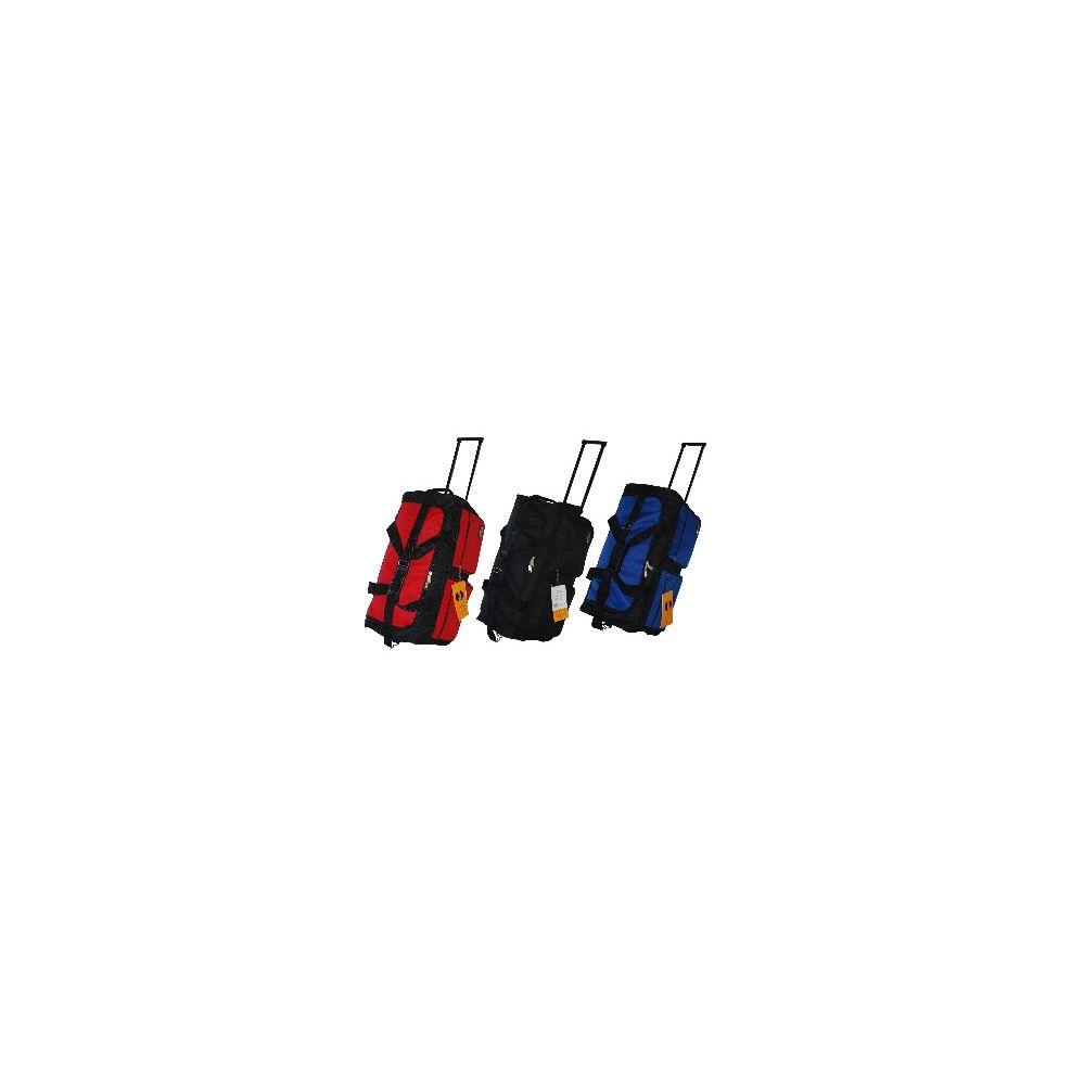 8 Wholesale "E-Z Roll" 30" Rolling DuffeL-Black W/red image
