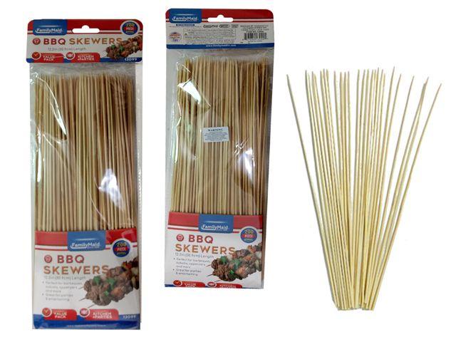 72 Wholesale 200pc Bamboo Skewers image
