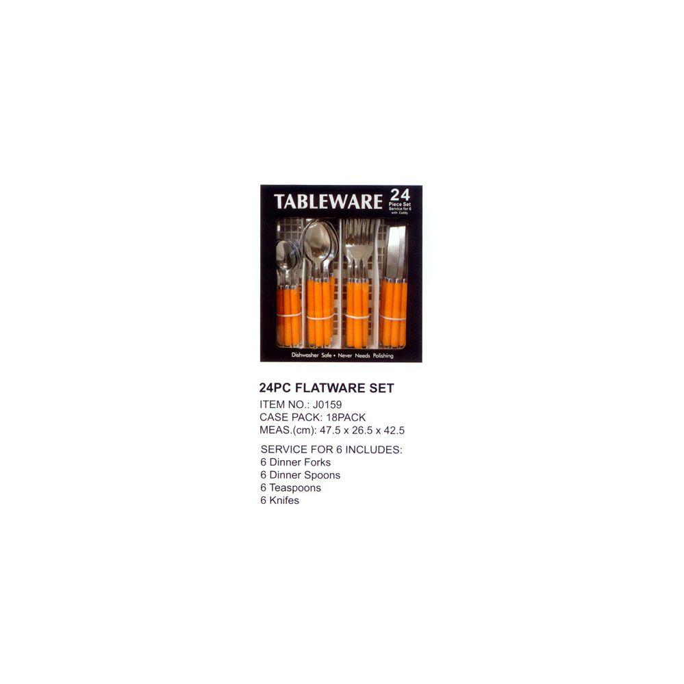 18 Wholesale 24 Piece Flatware Set  image