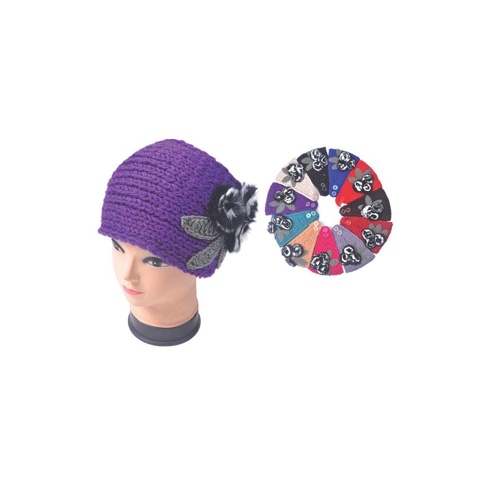 120 Wholesale Womens Fashion Assorted Color Winter Headbands image