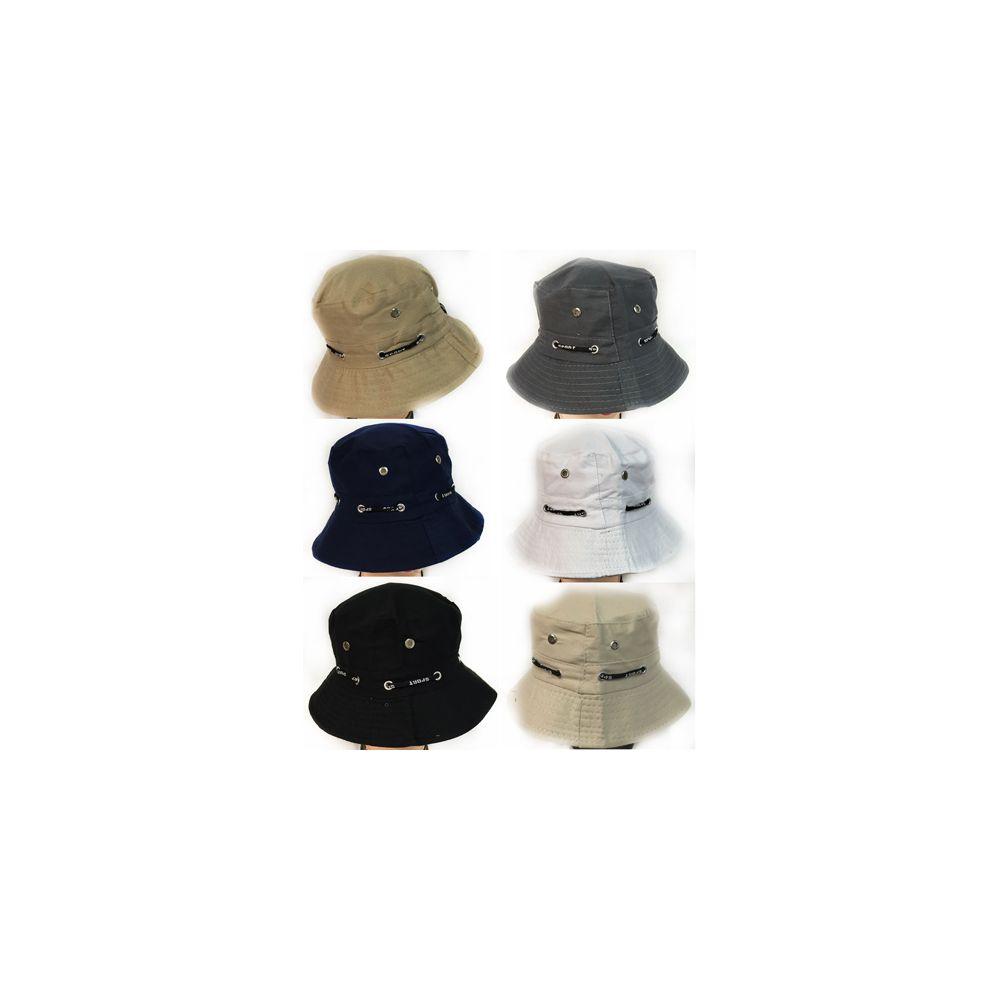 48 Wholesale Hat With Medallion Assorted Colors image