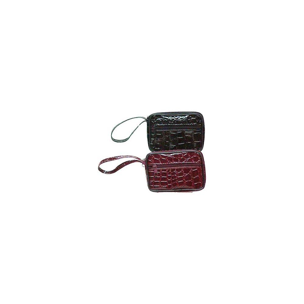 48 Wholesale Snake Skin Wristlet Coin Purse image