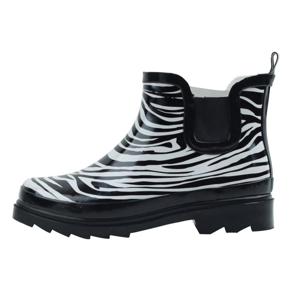 18 Wholesale Ladies Rubber Rain Boots (5 Inches Tall) image