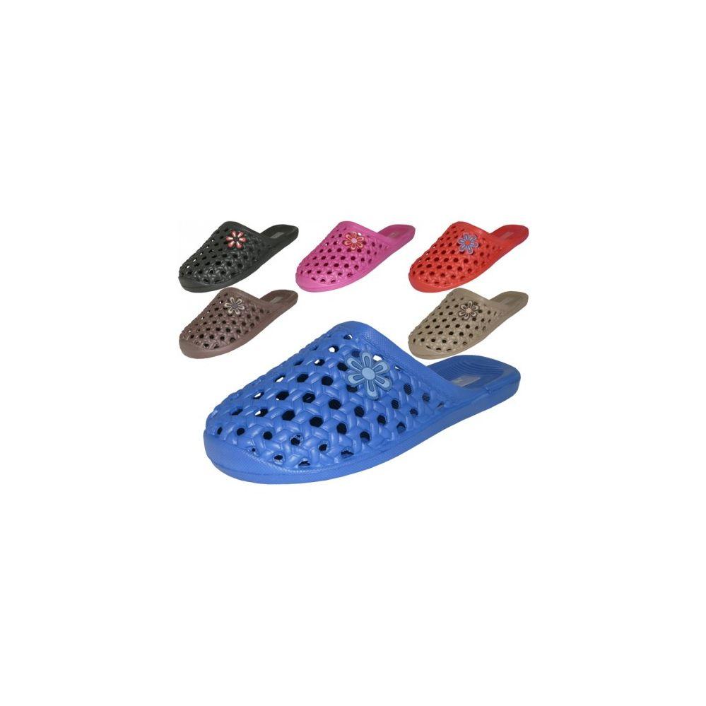 48 Wholesale Women's Eva Shower Slide Sandals image