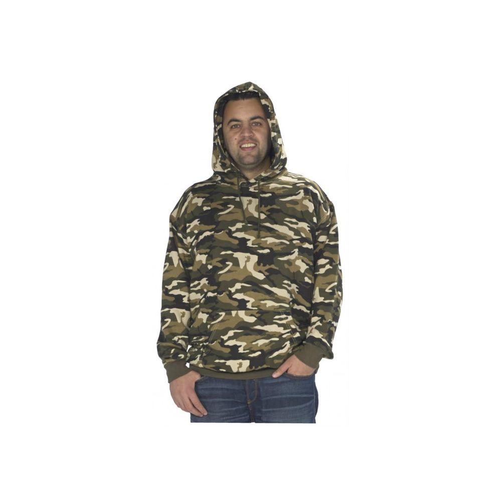 24 Wholesale Adult Camo (woodland) Sweatshirt image