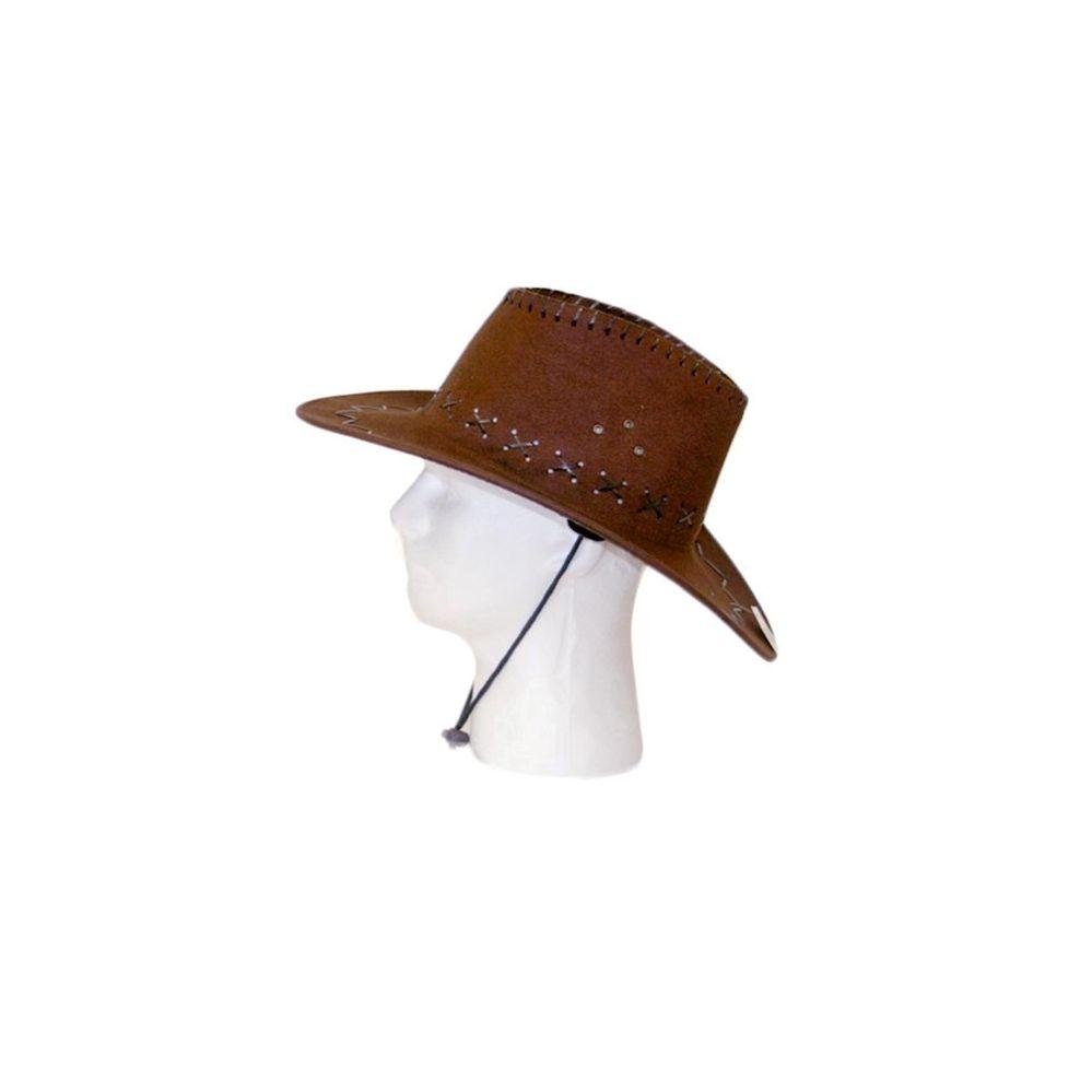 72 Wholesale MEN's Stringed COWBOY HAT image