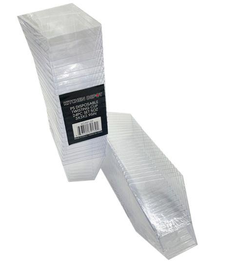24 Wholesale 24PC 5OZ TWISTING CUPS image